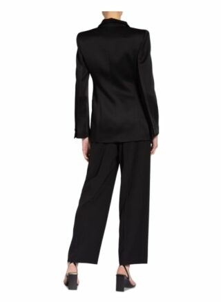 Versace Satinblazer schwarz