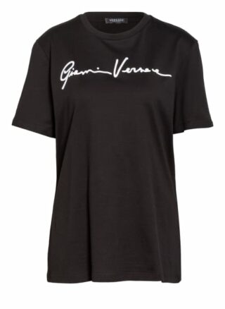 Versace T-Shirt Damen, Schwarz
