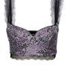 Versace Top schwarz