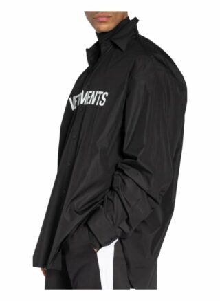 Vetements Oversized-Hemd Comfort Fit schwarz