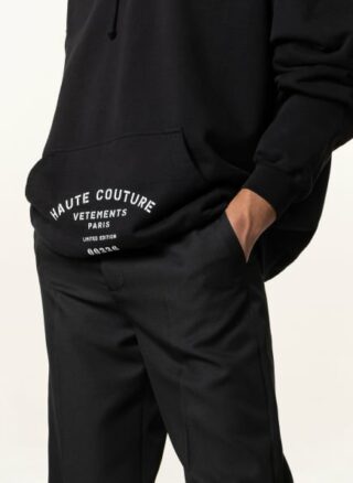 Vetements Oversized-Hoodie schwarz