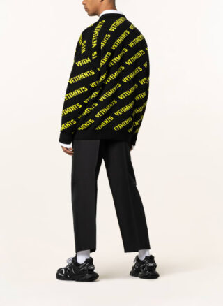 VETEMENTS Oversized-Pullover Herren, Schwarz