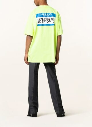 VETEMENTS Oversized-Shirt Herren, Gelb