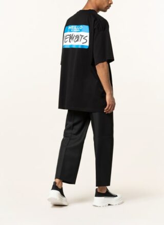 VETEMENTS Oversized-Shirt Herren, Schwarz