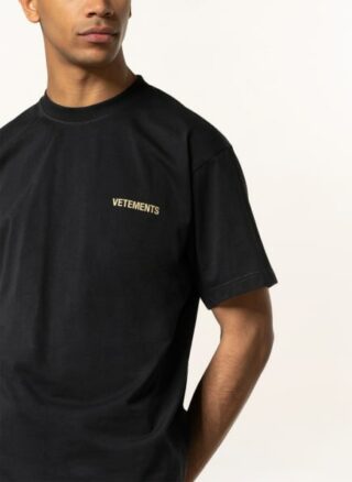 VETEMENTS Oversized-Shirt Herren, Schwarz