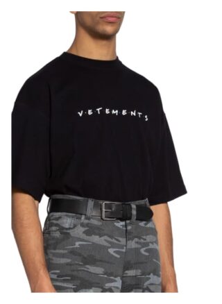 VETEMENTS Oversized-Shirt Herren, Schwarz