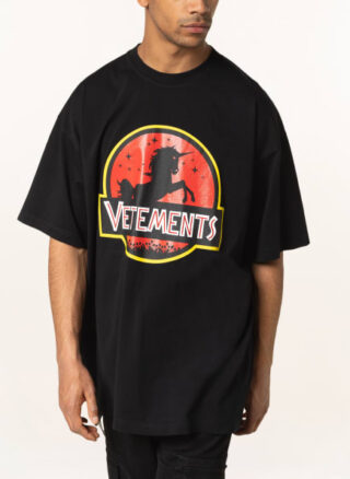 VETEMENTS Oversized-Shirt Herren, Schwarz