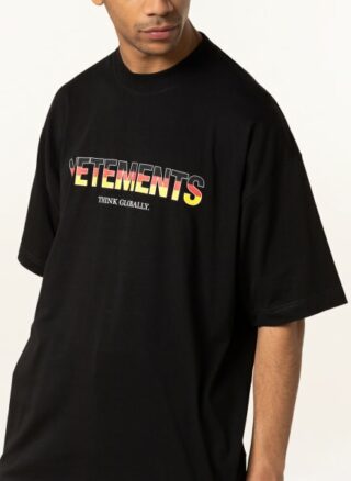 VETEMENTS Oversized-Shirt Herren, Schwarz