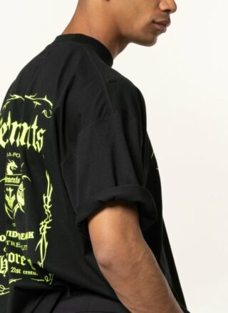 VETEMENTS Oversized-Shirt Herren, Schwarz