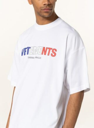 VETEMENTS Oversized-Shirt Herren, Weiß
