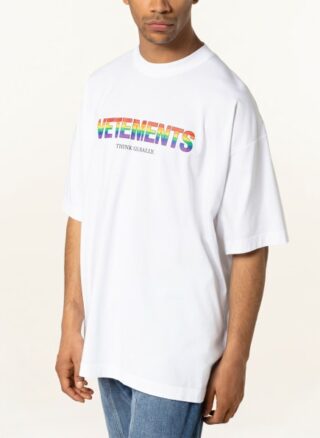 VETEMENTS Oversized-Shirt Herren, Weiß