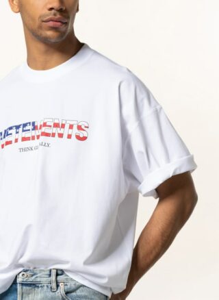 VETEMENTS Oversized-Shirt Herren, Weiß