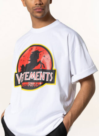 VETEMENTS Oversized-Shirt Herren, Weiß