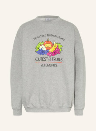 VETEMENTS Sweatshirt Herren, Grau