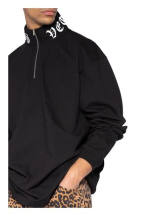 Vetements Oversized-Sweatshirt schwarz
