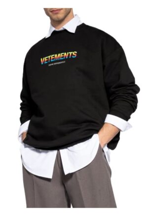 Vetements Sweatshirt schwarz