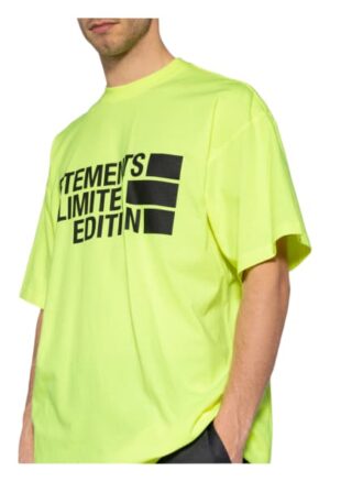 VETEMENTS T-Shirt Herren, Gelb