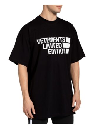 VETEMENTS T-Shirt Herren, Schwarz