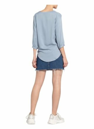 Vila Blusenshirt Mit 3/4-Arm blau
