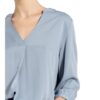 Vila Blusenshirt Mit 3/4-Arm blau