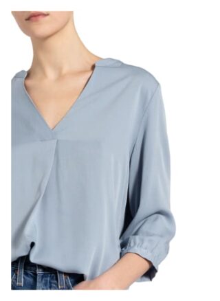 Vila Blusenshirt Mit 3/4-Arm blau