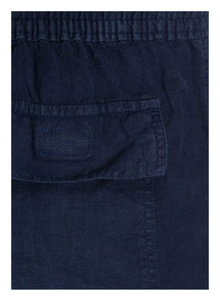 Vilebrequin Cargo-Shorts Baie Aus Leinen blau