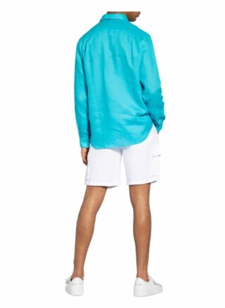 Vilebrequin Leinenhemd Regular Fit blau
