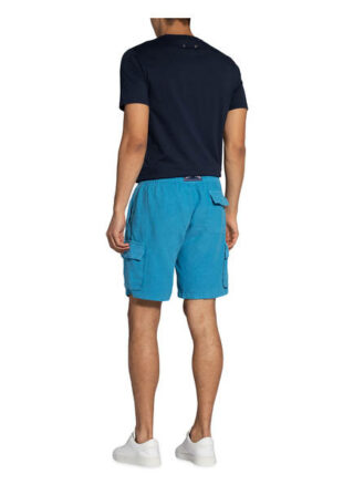 Vilebrequin Leinenshorts Baie blau