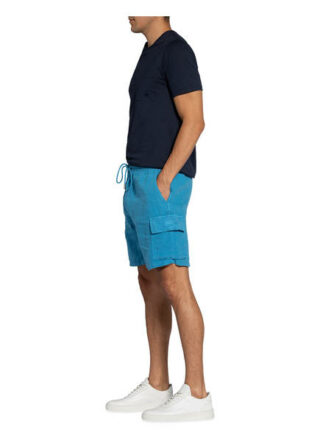 Vilebrequin Leinenshorts Baie blau
