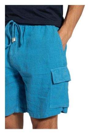 Vilebrequin Leinenshorts Baie blau