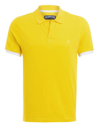 Vilebrequin Piqué-Poloshirt Herren, Gelb