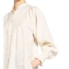 Weekend Maxmara Bluse Liegi Aus Leinen weiss