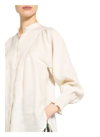 Weekend Maxmara Bluse Liegi Aus Leinen weiss