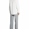 Weekend Maxmara Hemdbluse Mit Volants weiss