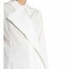 Weekend Maxmara Hemdbluse Mit Volants weiss