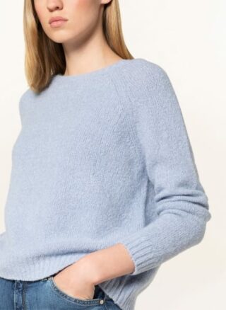 Weekend Maxmara Pullover Geo Mit Alpaka blau