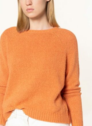 Weekend Maxmara Pullover Geo Mit Alpaka orange