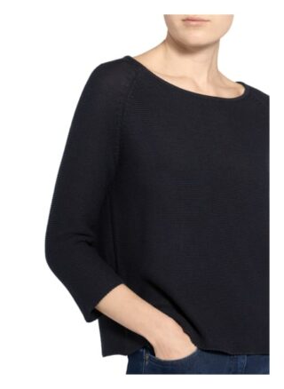 Weekend Maxmara Pullover Macbeth Mit 3/4-Arm blau
