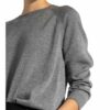 Weekend Maxmara Pullover Mit Glanzgarn grau