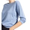 Weekend Maxmara Pullover Sibari Mit Seide blau