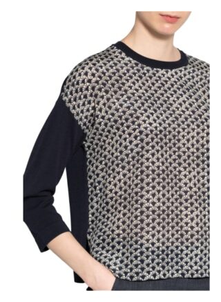 Weekend Maxmara Pullover Spagna Im Materialmix blau