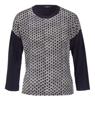 Weekend Maxmara Pullover Spagna Im Materialmix blau