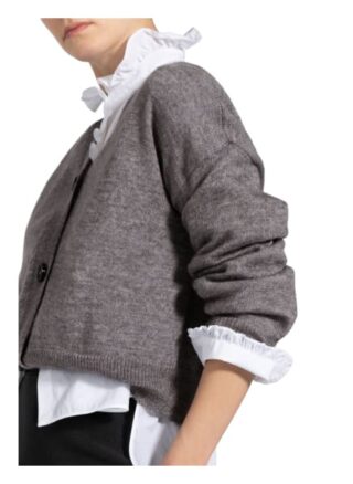 Weekend Maxmara Strickjacke Maesa Mit Mohair grau
