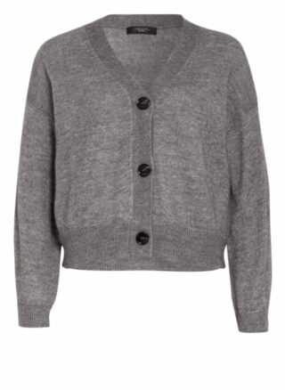 Weekend Maxmara Strickjacke Maesa Mit Mohair grau