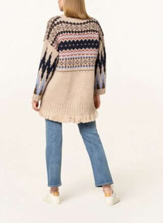 Weekend Maxmara Strickjacke Orche Mit Alpaka beige