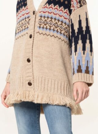 Weekend Maxmara Strickjacke Orche Mit Alpaka beige