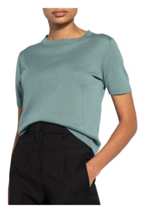 Weekend Maxmara Strickshirt Garibo Mit Seide Und Leinen gruen