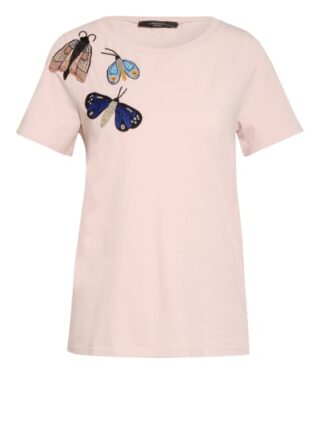 Weekend Maxmara T-Shirt Tracia Mit Perlenbesatz rosa
