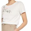 Weekend Maxmara T-Shirt Tracia Mit Perlenbesatz weiss