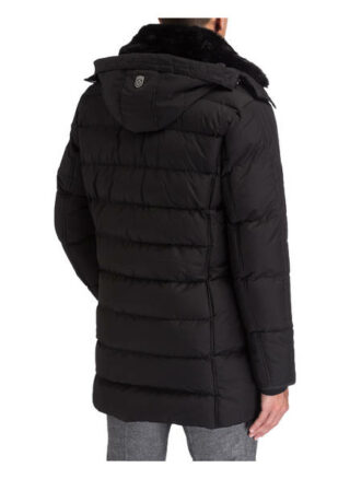 Wellensteyn Parka Centurion Mit Abnehmbarer Kapuze Und Kunstpelzbesatz schwarz